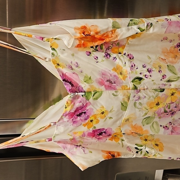 💕FAVORITE DAUGHTER💕 The Rosemary Slip Dress ~ Oahu Floral Print 10 NWT - Picture 11 of 15